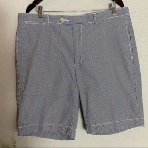 Daniel Cremieux Signature Flat-Front Gingham Pattern 9" Inseam Shorts